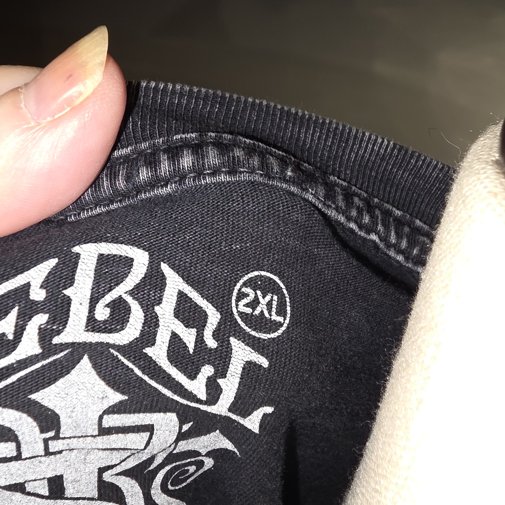 Rebels Black and Orange Long Sleeve Tee - Picture 6 of 6